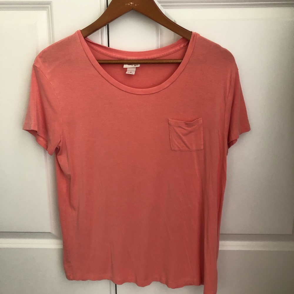 Peach Pocket Tee